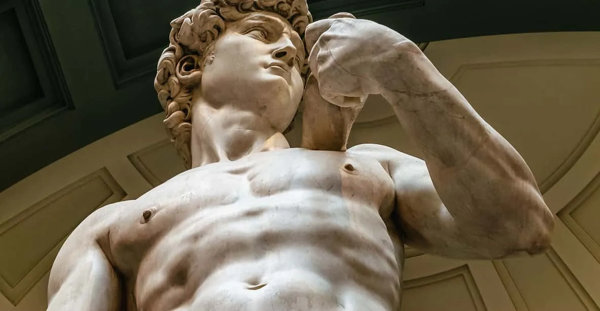 Michelangelo's David statue in the Accademia Gallery, a must-see among the museums in Florence, Italy